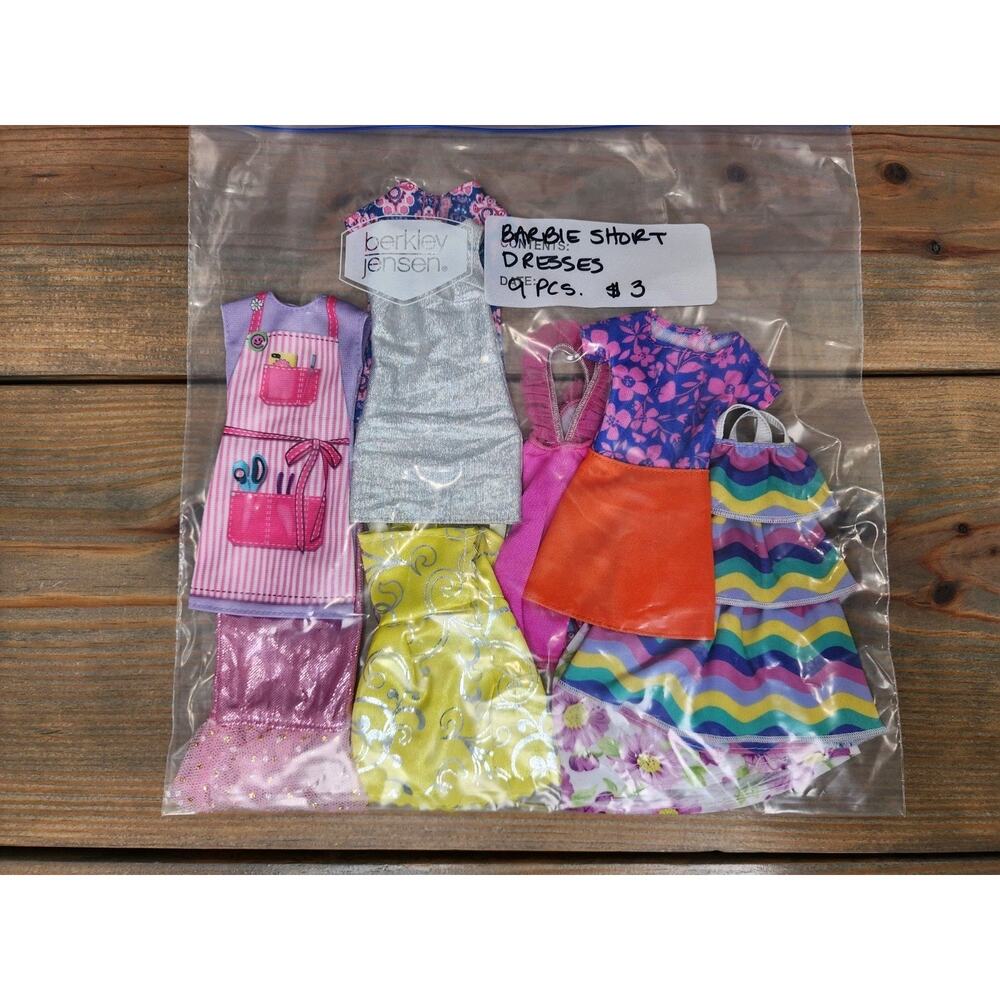 Barbie Doll Clothing Mixed Lot Modern Fashion 9 Dresses